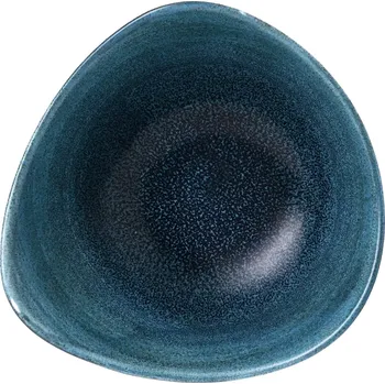 Talíř CHURCHILL Stonecast Aqueous Lagoon hluboký talíř, trojúhelník, průměr: 185 mm