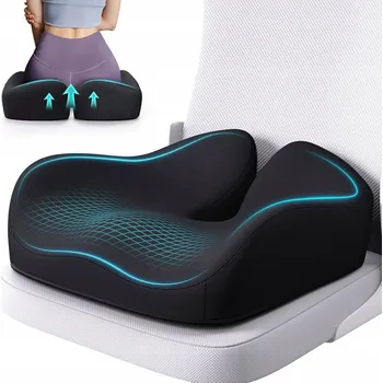 Polštář Ortopedický Polštář Profilovaný Paměťový na Sezení do Křesla Židle Velký