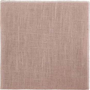 Kravata Avantgard Lněný kapesníček do saka PREMIUM pudrová 612-102