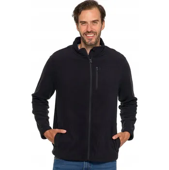 Pánská mikina Fleecová Mikina Moraj černý vel. XXL