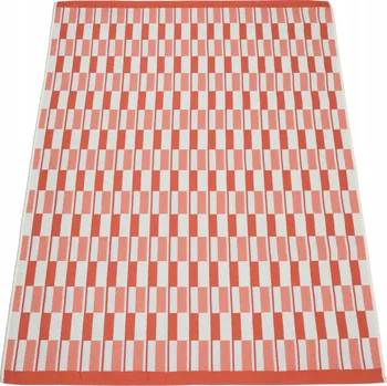 Koberec VENKOVNÍ PLOCHÝ TKANÝ KOBEREC NA TERASA BALKON 120x170CM VODĚODOLNÝ ROHOŽKA