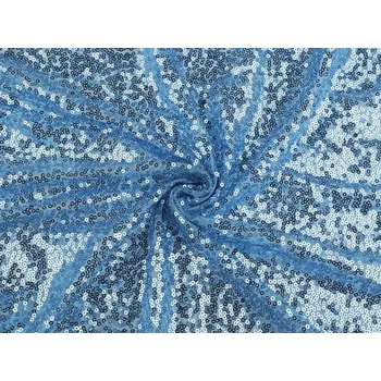 Flitrová látka Ø3 mm METRÁŽ - 3 (200 g/m²) modrá světlá