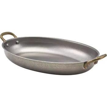 Hrnec GENWARE Oválný servírovací hrnec, nerez Vintage, objem: 1,00 litr, výška: 40 mm