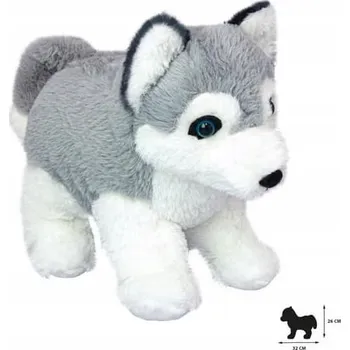 plyšák Plyšák Ručně šitý Plyšová Hračka Štěně husky All About Nature 32 x 26 cm