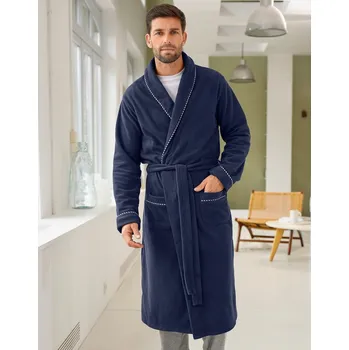 Pánský župan Župan z polar fleecu nám.modrá 107/116