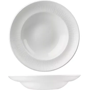 Talíř CHURCHILL Bamboo hluboký talíř, okraj, objem: 0,596 litru, průměr: 308 mm