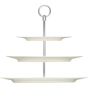 Talíř Mělký etagérový talíř Bauscher Purity délka 23,7 cm