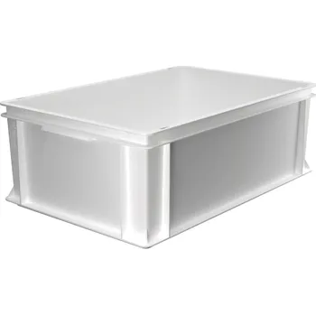 Dóza na potraviny Stohovací přepravka Werit, objem: 44,00 litrů, výška: 220 mm, délka: 600 mm, šířka: 400 mm