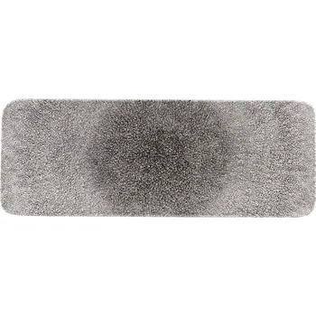 Talíř Talíř plochý, obdélníkový, délka: 376 mm Raku Quartz black od společnosti CHURCHILL