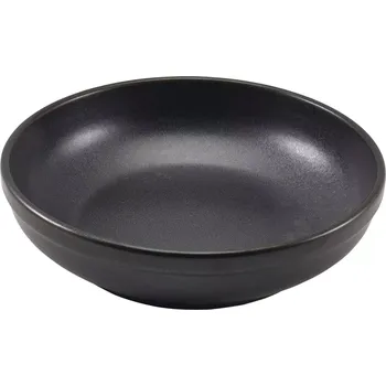 GENWARE Miska porcelánová, výška: 58 mm, ø: 225 mm, černá