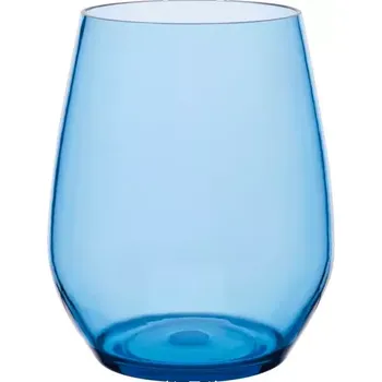 Sklenice Polykarbonátová sklenice 400 ml, modrá
