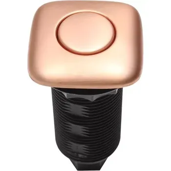 Drtič odpadu EcoMaster Samostatné pneutlačítko hranaté Měď čistá světlá