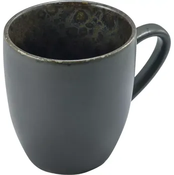 LE COQ Phobos hrnek s uchem, výška: 100 mm, průměr: 95 mm, černý, modrý