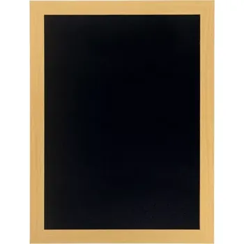 Nástěnná tabule Securit Woody 80x60 cm, teakové dřevo