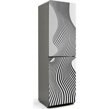 Fototapeta Samolepka na ledničku Loft styl Kuchyně Dynamické vlny z mnoha linií