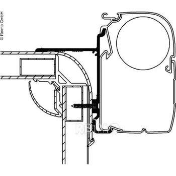 Dometic Adaptér PR2000/2500 375cm