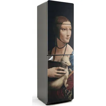 Fototapeta Dekorativní Samolepicí na Lednici Dáma s hranostajem Leonardo da Vinci