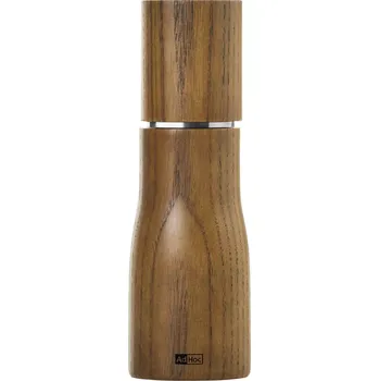 Mlýnek na koření AdHoc Mlýnek na pepř/sůl, výška: 150 mm, průměr: 50 mm, ořechově hnědý