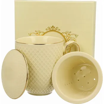 Hrnek Duo ECRU porcelán 420 ml