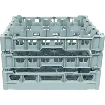 Příslušenství pro myčku Koš na sklenice do myčky, velikost 500x500 mm, otvory 99x99 mm, pro 20 ks sklenic