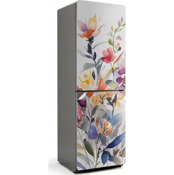 Fototapeta Ochranná samolepka na ledničku Samolepicí Fólie Květinový akvarelový vzor