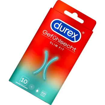 Kondom PREZERVATIVY DUREX GEFUHLSECHT SLIM FIT 10 KUSŮ