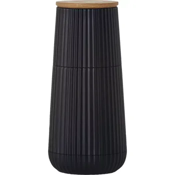 Mlýnek na koření AdHoc Mlýnek na pepř/sůl, výška: 150 mm, průměr: 65 mm, černý