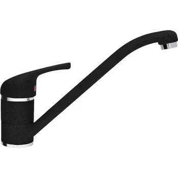 Vodovodní baterie Dřezová baterie Aquasanita Eco 2561 black metallic