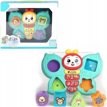 Hračka pro nejmenší Veselé piánko motýl