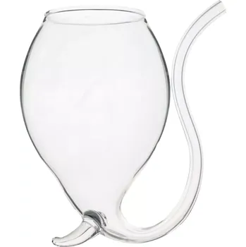 Sklenice Koktejlová sklenice Sherlockova dýmka, objem: 0,32 litru, výška: 160 mm, délka: 100 mm