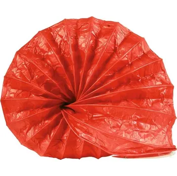 Lampička Papírová stolní lampa noční červená 40W Šnek