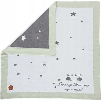 Dětská deka Dětská deka Ceba baby 90 x 90 cm šedá