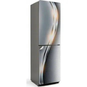 Fototapeta Samolepicí protibublinková nálepka na ledničku Moderní vlnitý vzor