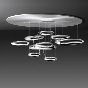 Svítidlo Artemide 1366110A Mercury soffitto LED, stropní designové svítidlo, 58W LED 3000K, prům. 110cm