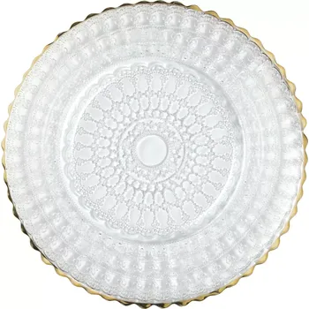 Talíř LE COQ Helios Talíř mělký, ø: 265 mm, zlatý, barokní okraj