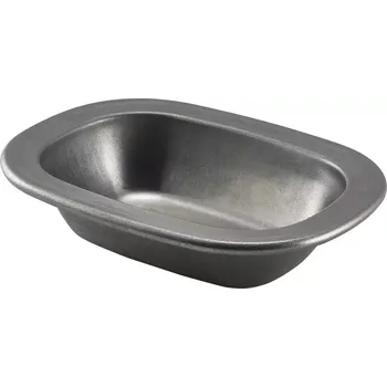 GENWARE Miska nerezová, stonewashed, výška: 35 mm, délka: 160 mm