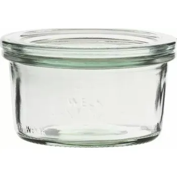 Zavařovací sklenice Weck 165 ml, s víčkem, sada 6 ks