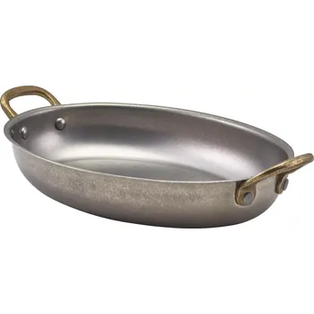 Hrnec GENWARE Servírovací hrnec oválný, nerez Vintage, objem: 0,70 litru, výška: 40 mm