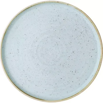 Talíř Talíř mělký Churchill Stonecast Duck Egg Blue, se zvýšeným okrajem, průměr: 260 mm