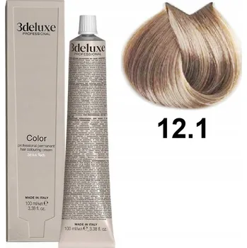 Barva na vlasy 3DELUXE PROFESSIONAL BARVA NA VLASY S ARGANOVÝM OLEJEM 12.1 100ML