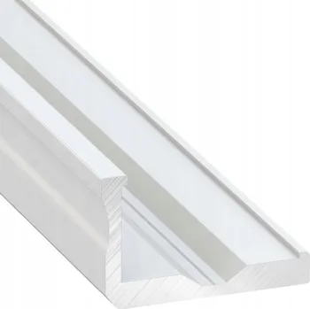 LED osvětlení Bílý LED profil pro pásky, nalepovací, lakovaný, 1M