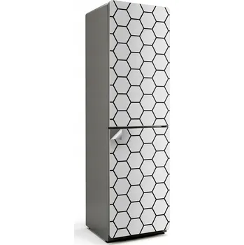 Fototapeta Samolepicí nálepka na ledničku do kuchyně Vzor hexagonálních buněk