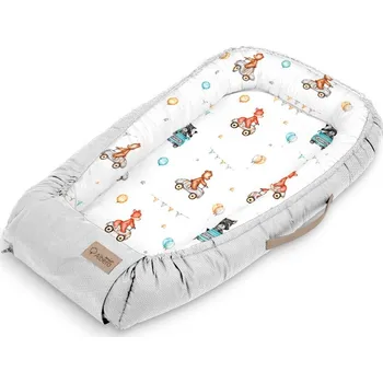 Hnízdečko pro miminko KLUPS Hnízdo pro miminka Velvet Cars 80x45cm