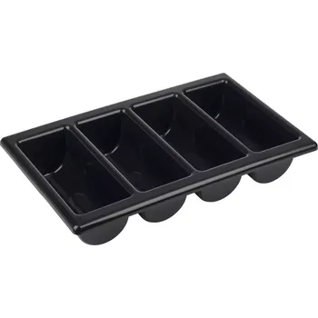 Příborník do zásuvky APS Příborník, GN 1/1, černý, výška: 100 mm, délka: 530 mm, šířka: 325 mm