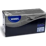 Koktejlové ubrousky 24x24 cm ČERNÉ 1/4 - 250 ks