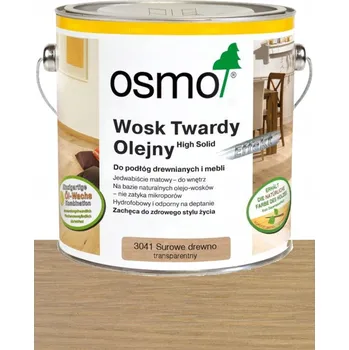 Olej na dřevo Osmo 3041 tvrdý vosk olej Efekt surového dřeva 0,75 l