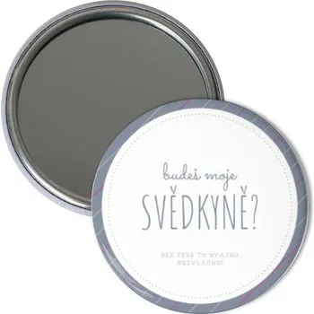 Zrcadlo Zrcátko s potiskem Zrcadlo