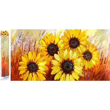 Puzzle Norimpex Diamantové malování Krásné slunečnice 80x40cm