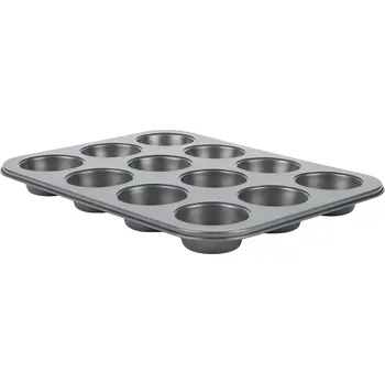 Forma na pečení Forma na muffiny nepřilnavá, na 12 kusů, délka: 345 mm