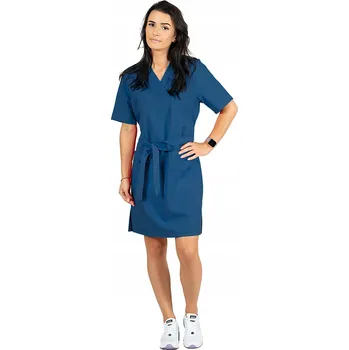 Dámské šaty Elastické zdravotnické šaty na zavazování s viskózou MODRÉ pohodlné sako / plášť, velikost 42